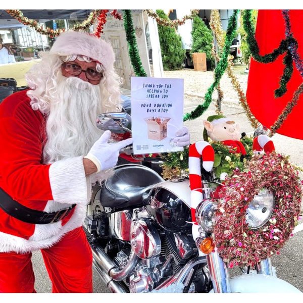 Santa On A Harley - Sutherland Markets