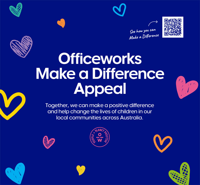 Officeworks Make a Difference Appeal