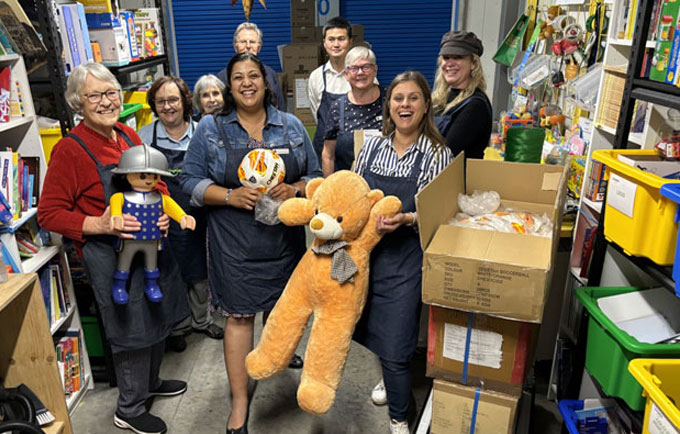 Maroubra Lions Club visits CaringKids workshop