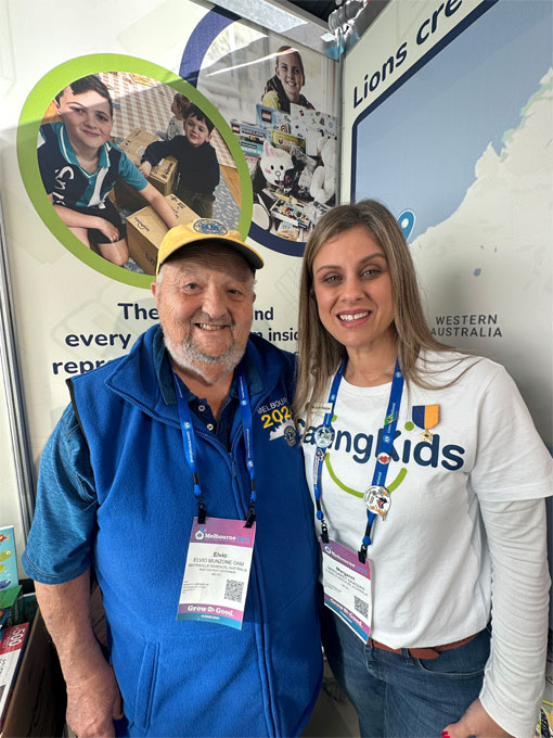 CaringKids CEO Margaret Skagias receives Lions Star Ward