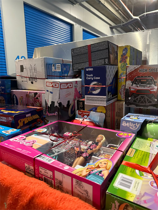Maria and Sophie's Christmas Toy Drive