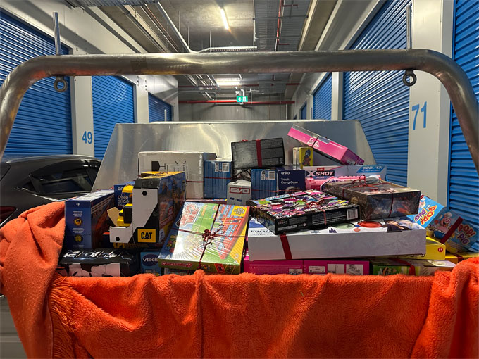 Maria and Sophie's Christmas Toy Drive