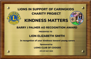 Kindness Matters Lions Award
