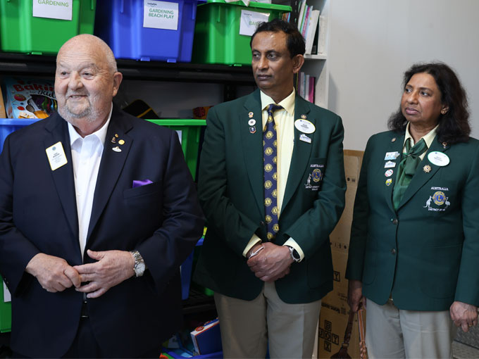 Lions International President Visits CaringKids Toy Workshop September 2025