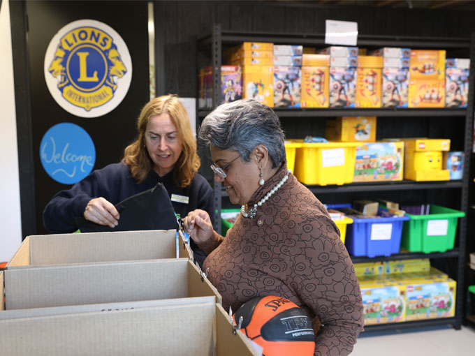 Lions International President Visits CaringKids Toy Workshop September 2025