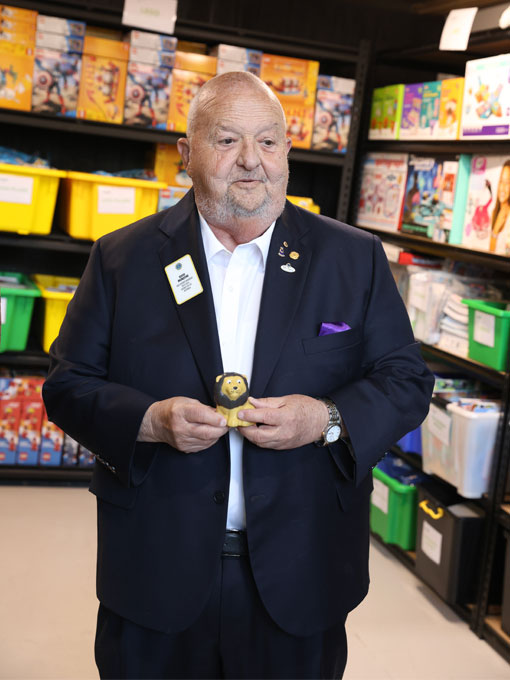 Lions International President Visits CaringKids Toy Workshop September 2025