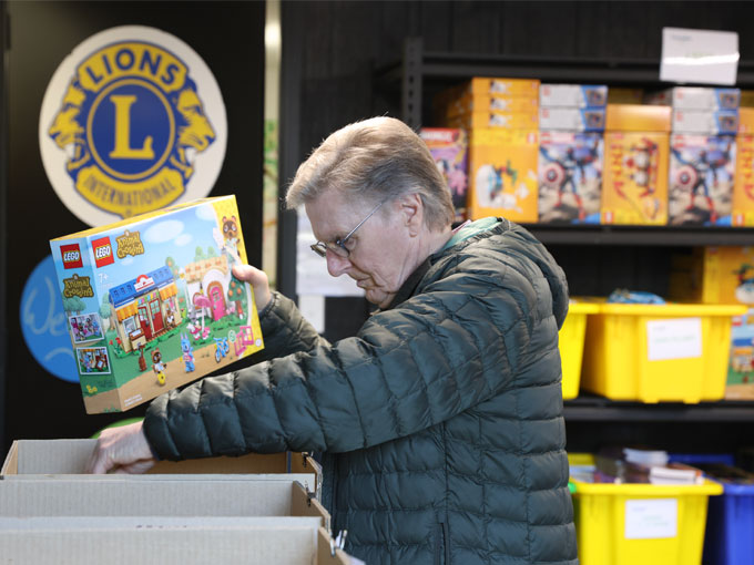 Lions International President Visits CaringKids Toy Workshop September 2025