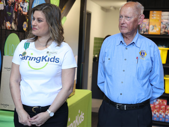 Lions International President Visits CaringKids Toy Workshop September 2025