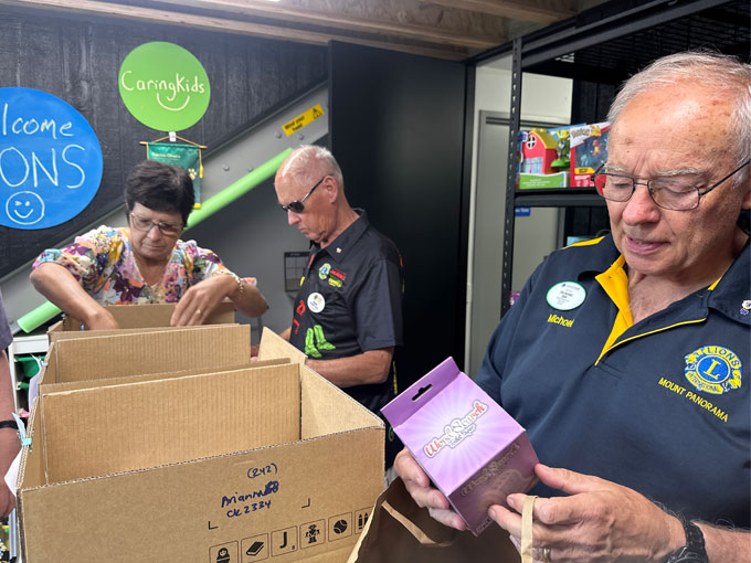 Lions Partners Pack Joy For Young Carers