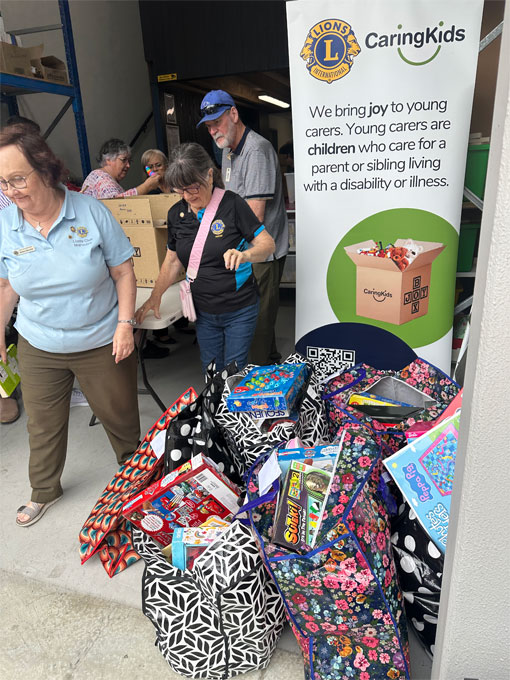 Lions Partners Pack Joy For Young Carers