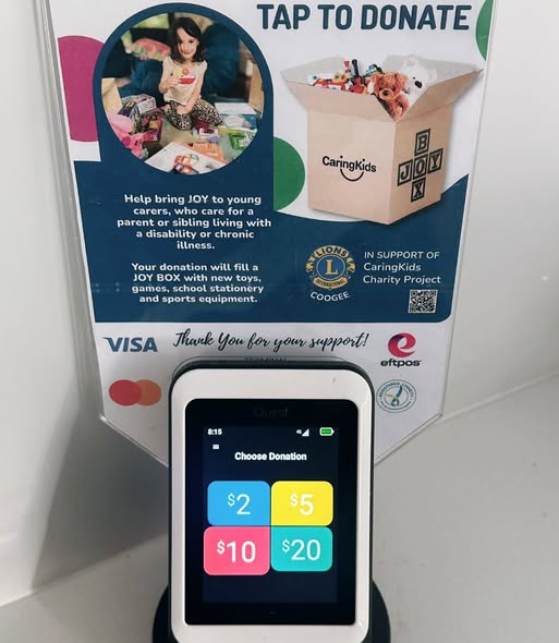 CaringKids Tap and Pay Machine